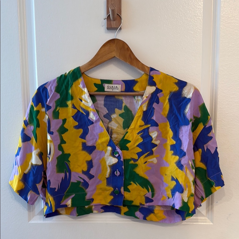 Vibrant Abstract Women's Blouse
